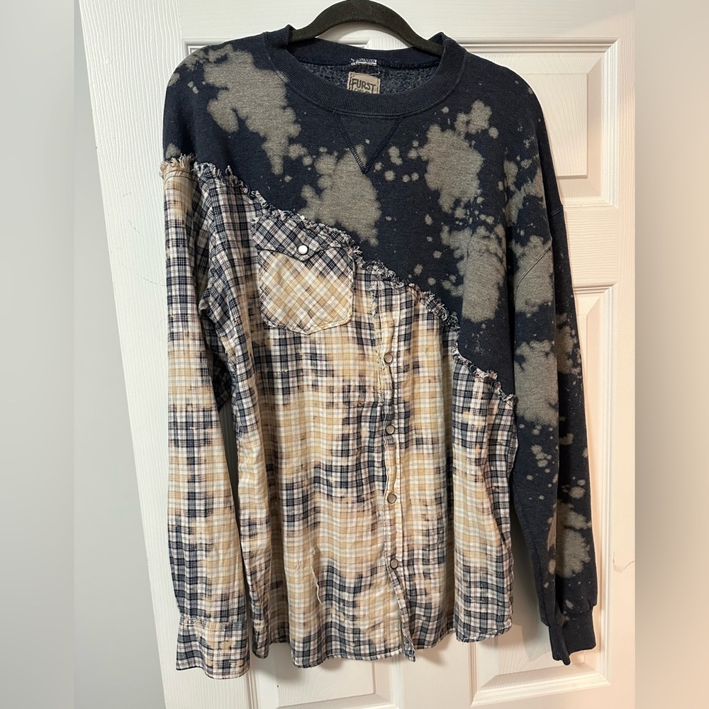 Reworked sweater/flannel
